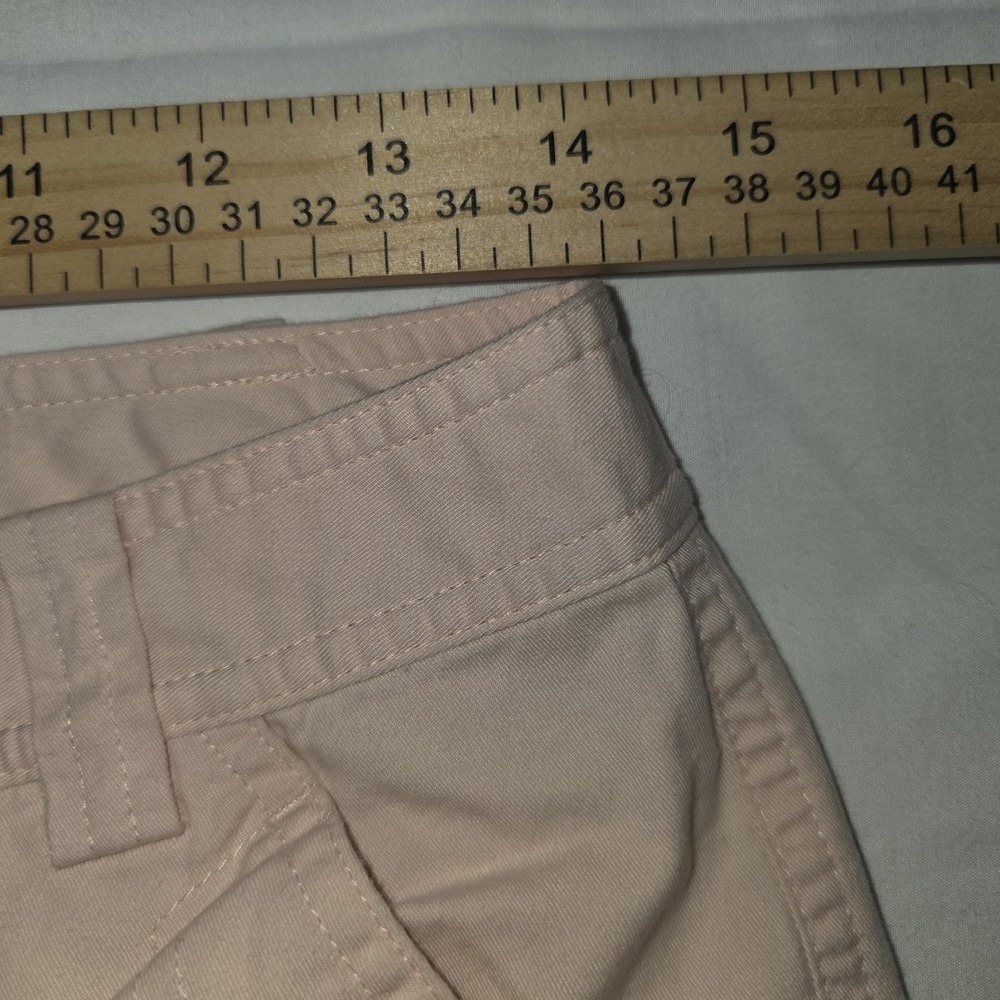 Lauren Ralph Lauren Cargo Crop Pants Women Sz 4P Pink Stretch Cotton Capri - Picture 4 of 8